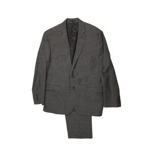Ralph Lauren 100% Wool Dark Grey Suit - 42S / 38W - Two Piece Business Suit